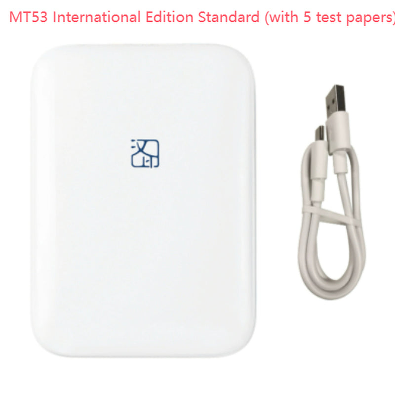 Color Photo Printer Portable Full Color Wireless Photo Printer USB Bluetooth Thermal Sublimation Printer